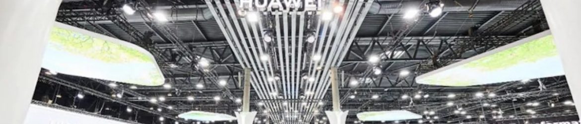 A exibição da Huawei dominou o Mobile World Congress deste ano, realizado em Barcelona. Imagem: Facebook