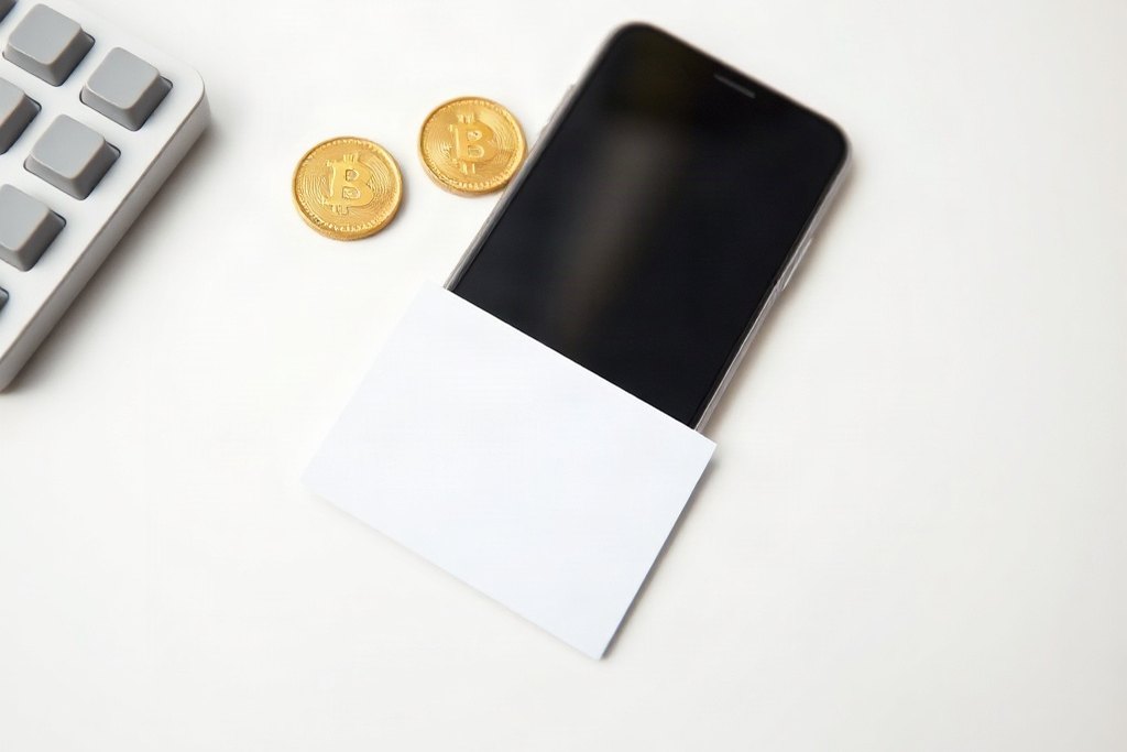 Profissional analisando aplicativo financeiro